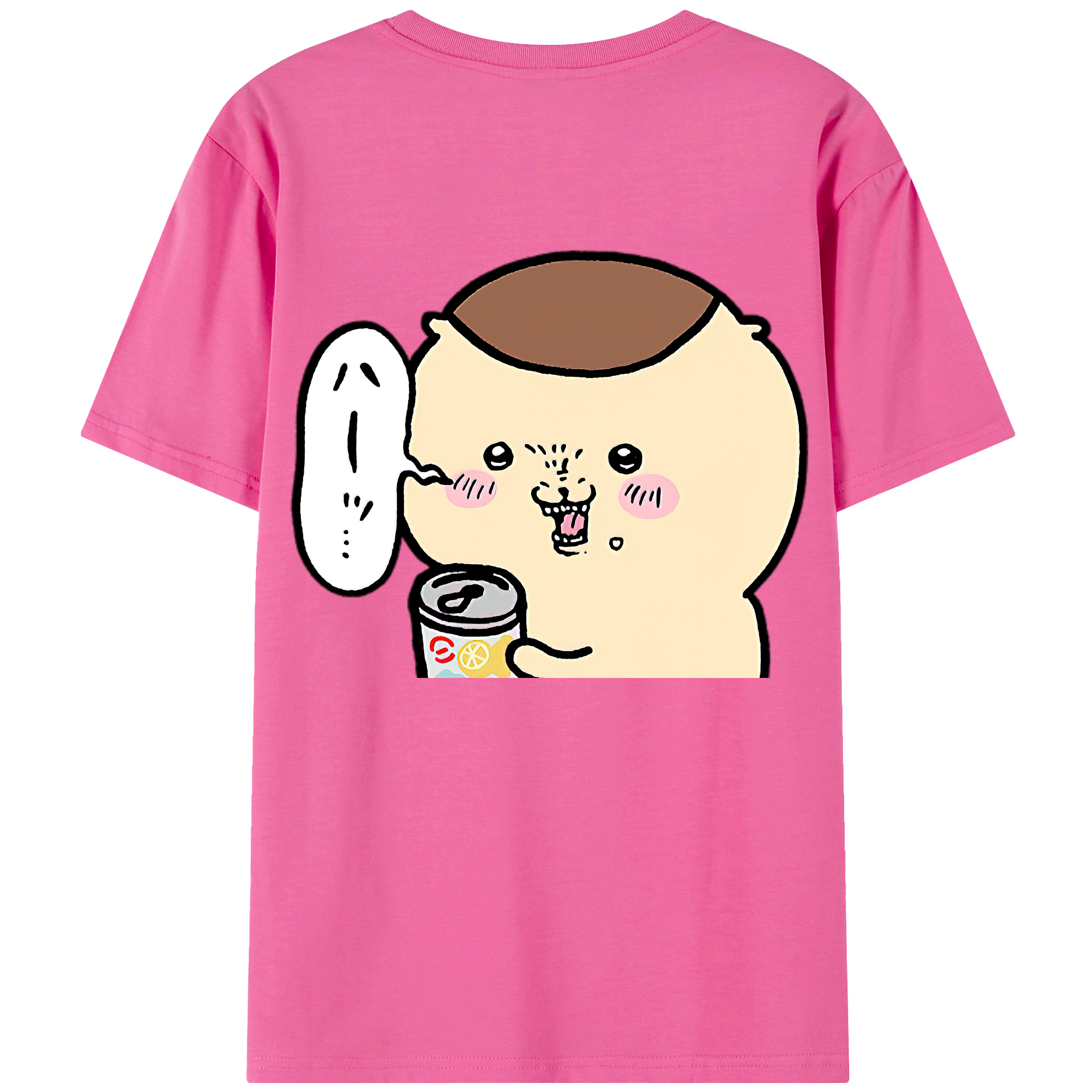 （画像用） ちいかわ くりまんじゅう Chii-kawa kuri manjū レディース半袖Tシャツ(バックプリント)